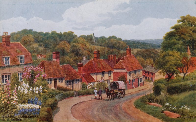 Town Hill Lamberhurst, Kent od Alfred Robert Quinton