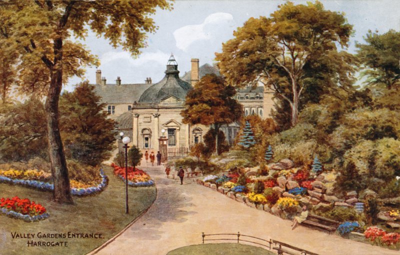 Vstup do Valley Gardens, Harrogate od Alfred Robert Quinton