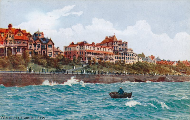 Westcliff z moře od Alfred Robert Quinton