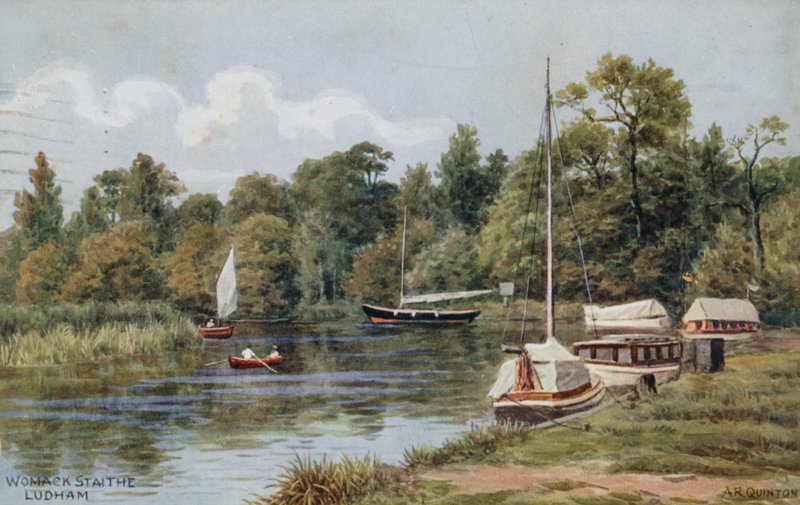 Womack Staithe, Ludham od Alfred Robert Quinton