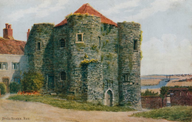 Ypres Tower, Rye (barva lito) od Alfred Robert Quinton