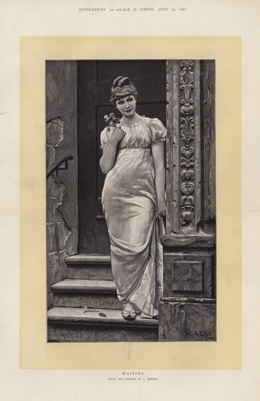 Čekání (litho) od Alfred Seifert