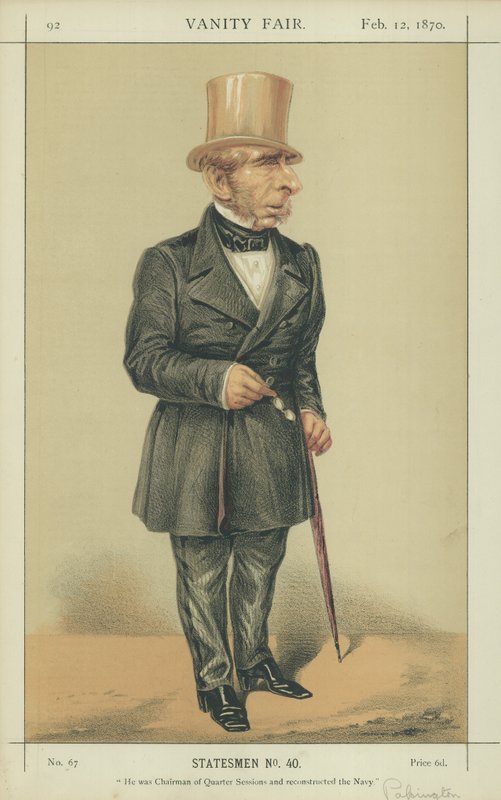 Sir John Pakington od Alfred Thompson