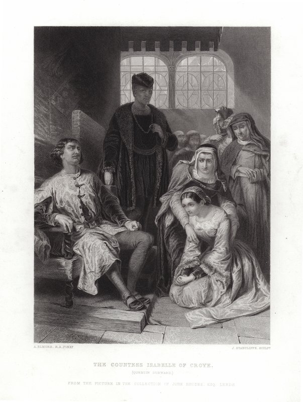 hraběnka Isabelle z Croye od Alfred W. Elmore
