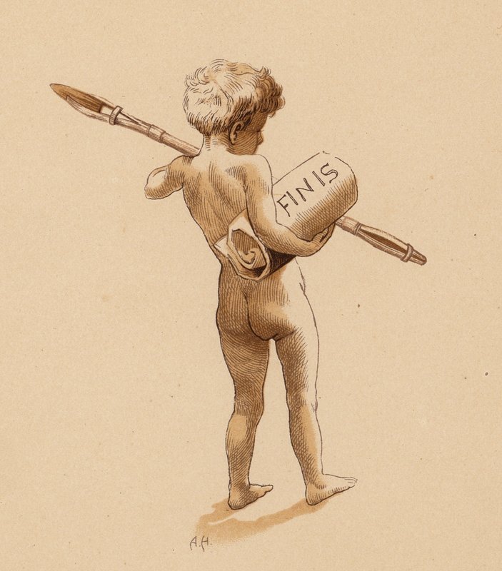 Finis (barevná litografie) od Alice Havers