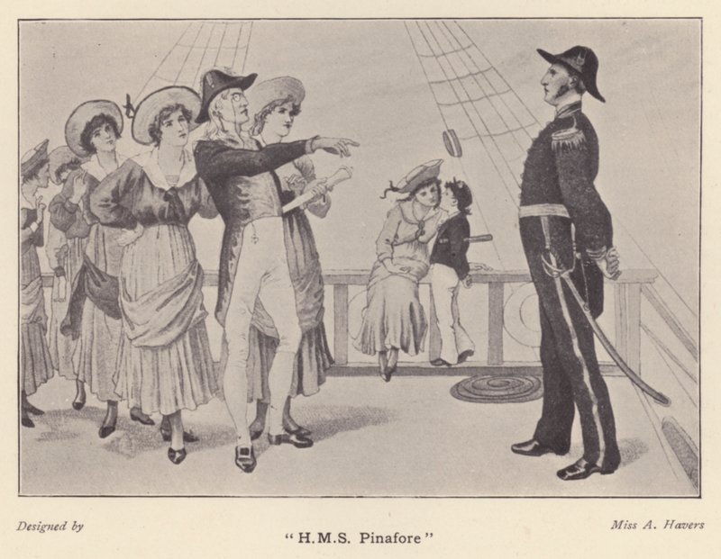 "HMS Pinafore" (litho) od Alice Havers