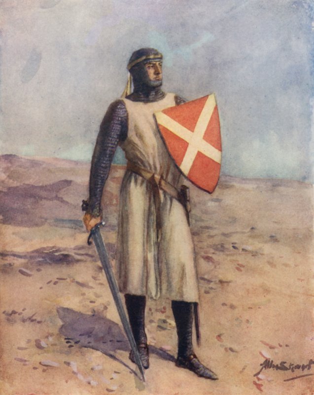 Rytíř svatého Jana (barva lito) od Allan (after) Stewart