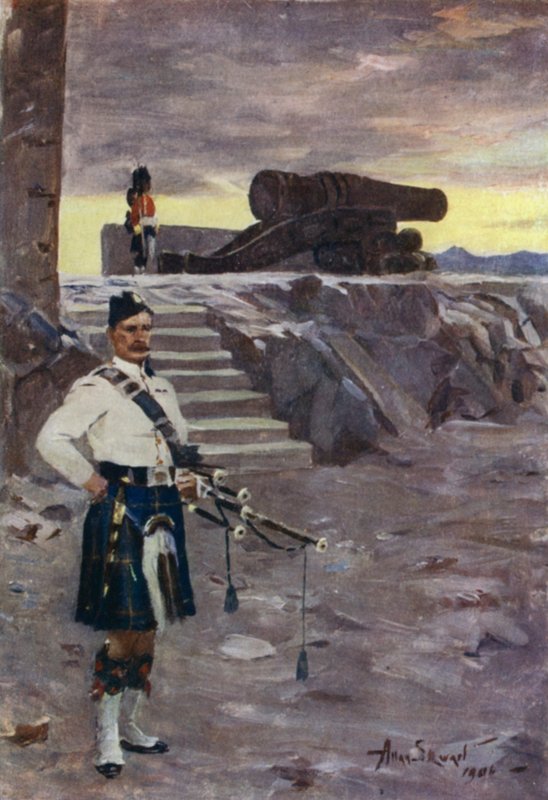 Mons Meg (barevná lito) od Allan Stewart