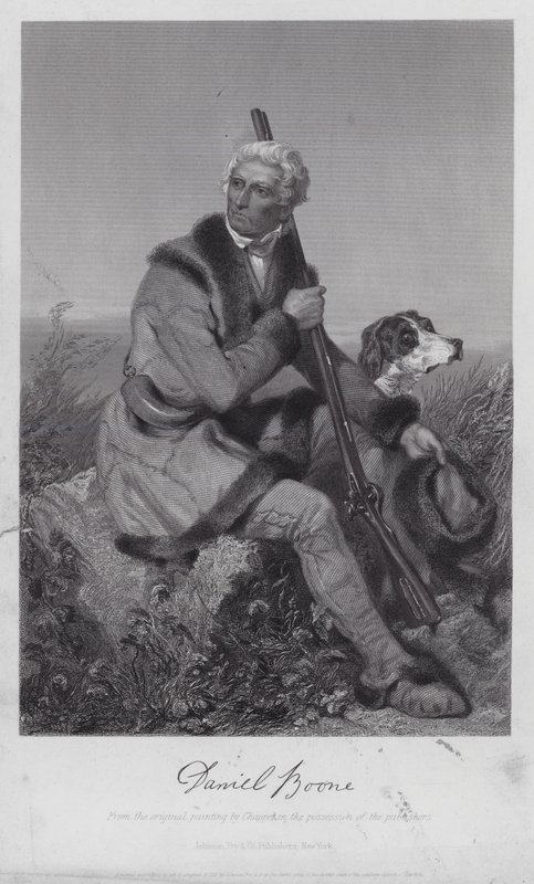 Daniel Boone (rytina) od Alonzo (after) Chappel