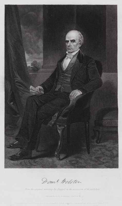 Daniel Webster (rytina) od Alonzo (after) Chappel