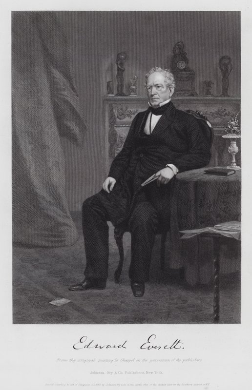 Edward Everett (rytina) od Alonzo (after) Chappel