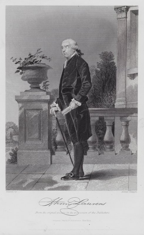 Henry Laurens (rytina) od Alonzo (after) Chappel