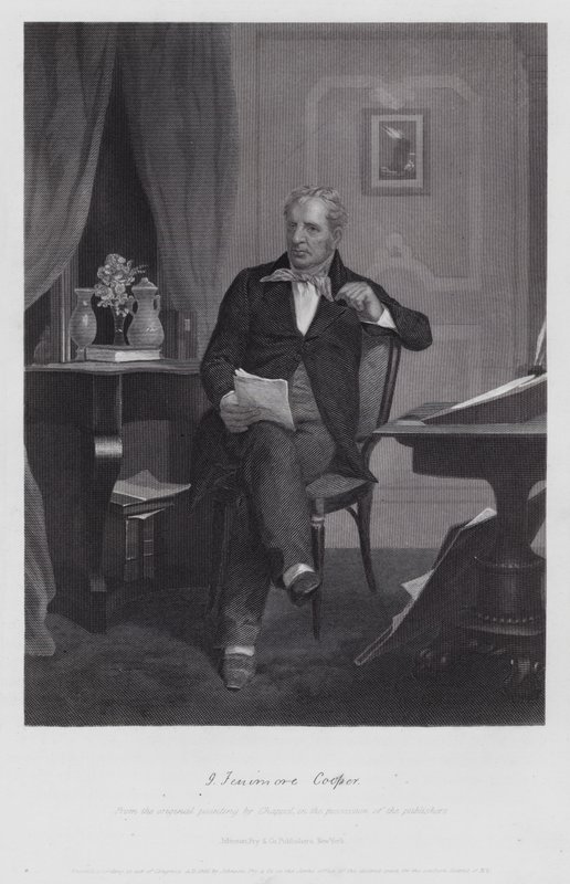 James Fenimore Cooper (rytina) od Alonzo (after) Chappel