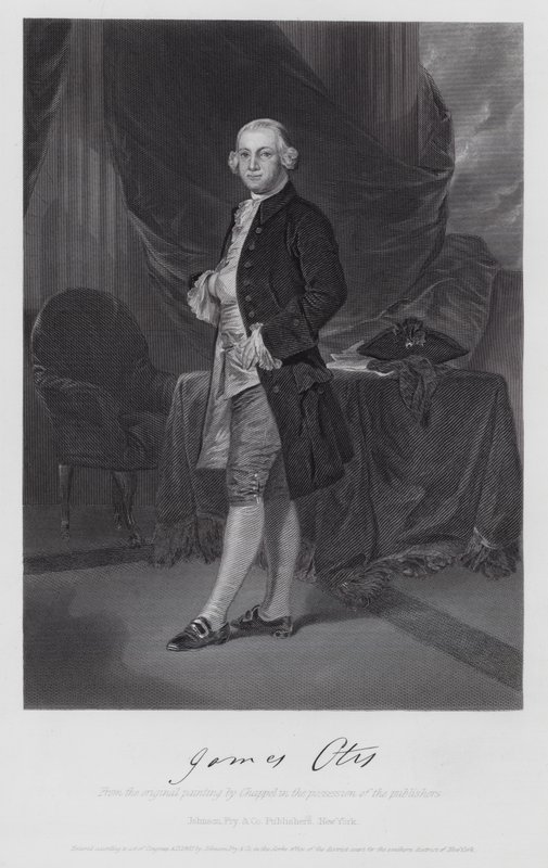James Otis (rytina) od Alonzo (after) Chappel