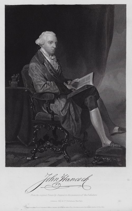 John Hancock (rytina) od Alonzo (after) Chappel