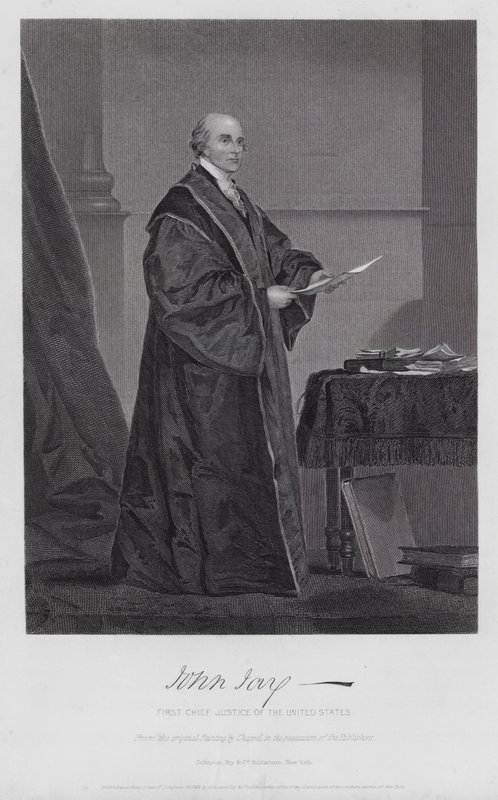 John Jay (rytina) od Alonzo (after) Chappel