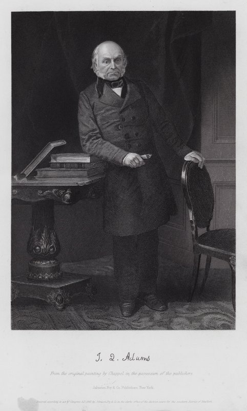 John Quincy Adams (rytina) od Alonzo (after) Chappel