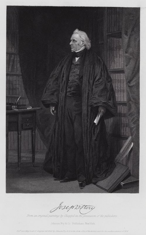 Joseph Story (rytina) od Alonzo (after) Chappel