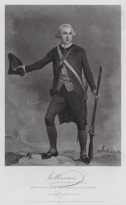 Joseph Warren (rytina) od Alonzo (after) Chappel
