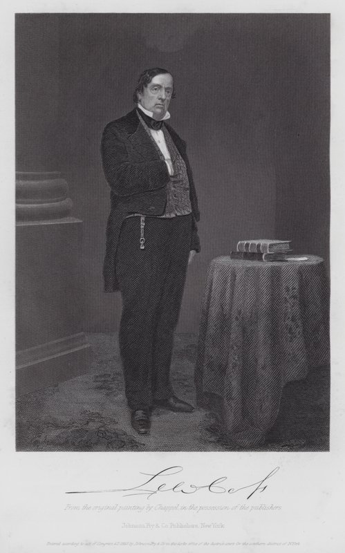 Lewis Cass (rytina) od Alonzo (after) Chappel