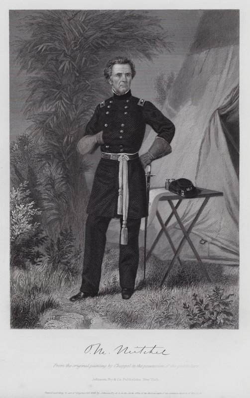 Ormsby Mcknight Mitchel (rytina) od Alonzo (after) Chappel