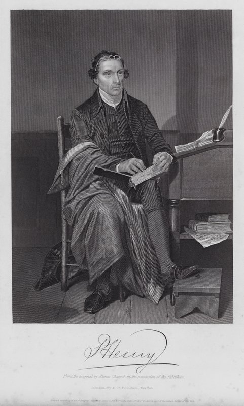 Patrick Henry (rytina) od Alonzo (after) Chappel