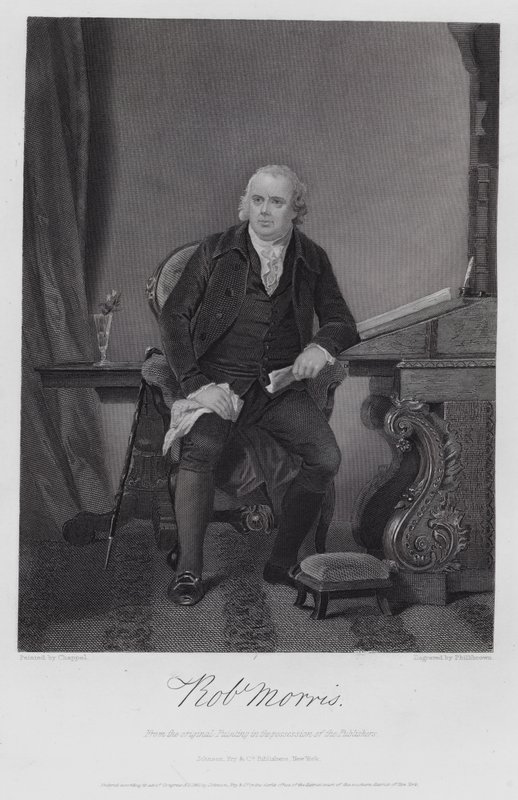 Robert Morris (rytina) od Alonzo (after) Chappel