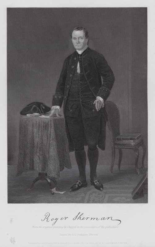 Roger Sherman (rytina) od Alonzo (after) Chappel