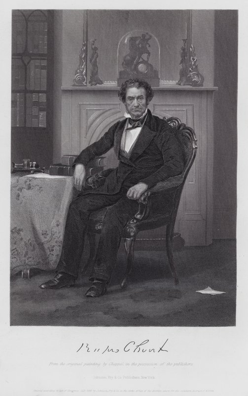 Rufus Choate (rytina) od Alonzo (after) Chappel