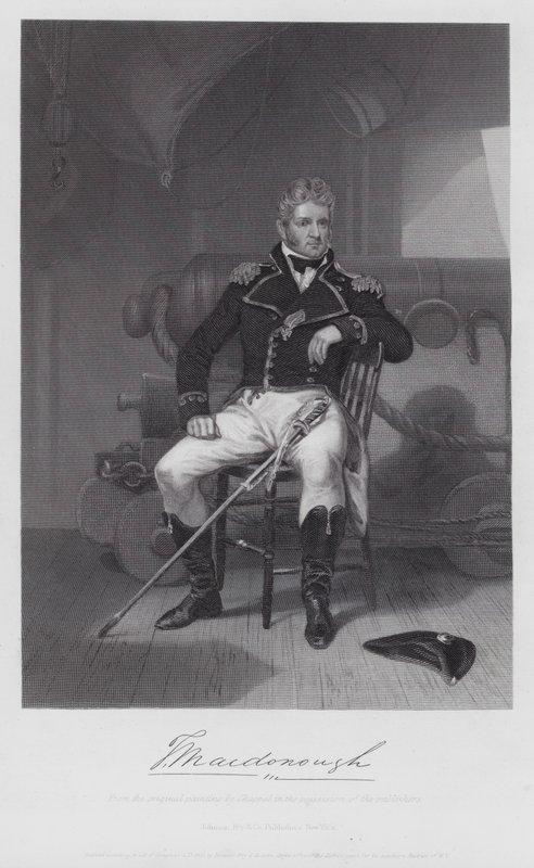 Thomas Macdonough (rytina) od Alonzo (after) Chappel