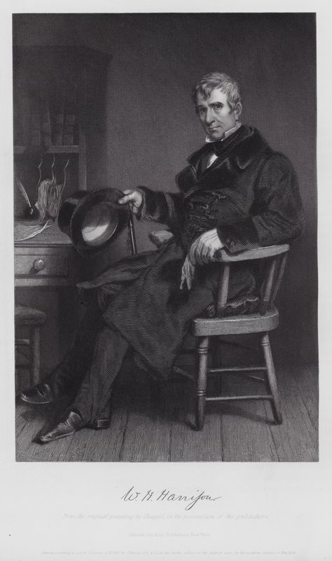 William Henry Harrison (rytina) od Alonzo (after) Chappel