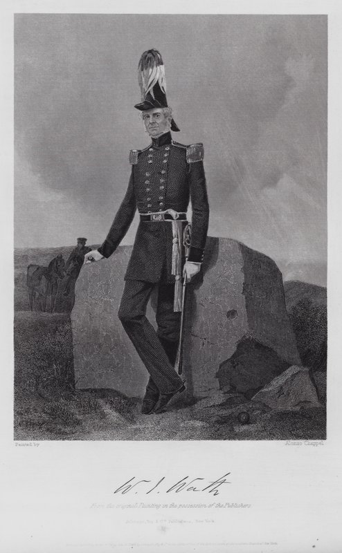 William Jenkins Worth (rytina) od Alonzo (after) Chappel