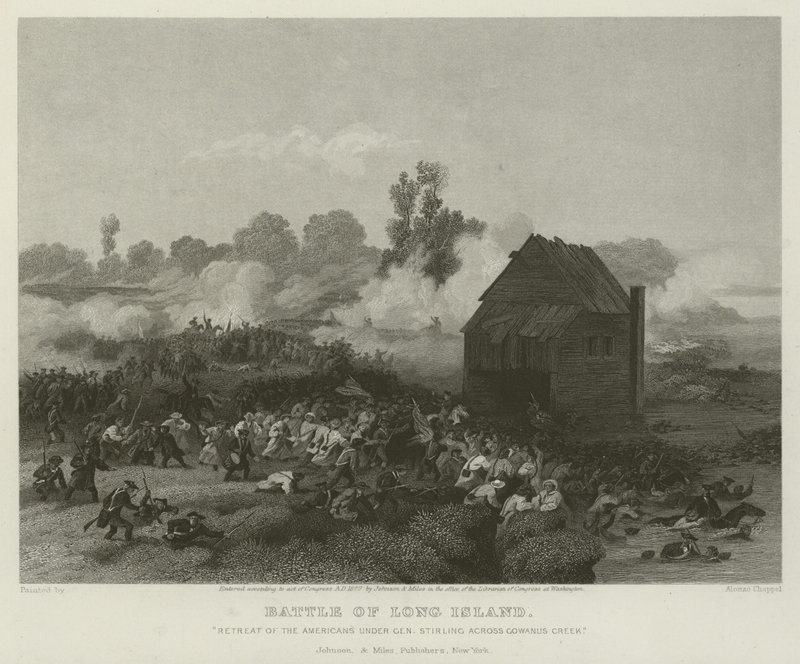 Bitva o Long Island, 1776 od Alonzo Chappel