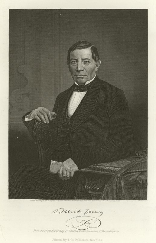 Benito Juarez od Alonzo Chappel
