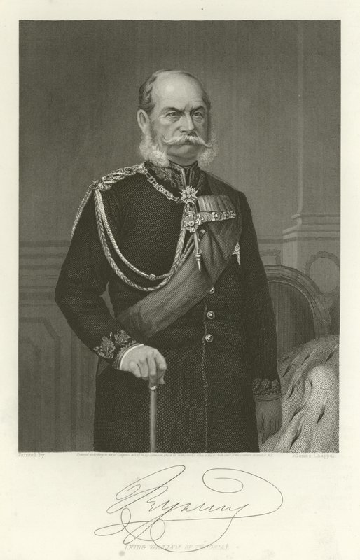 král Vilém Pruský od Alonzo Chappel