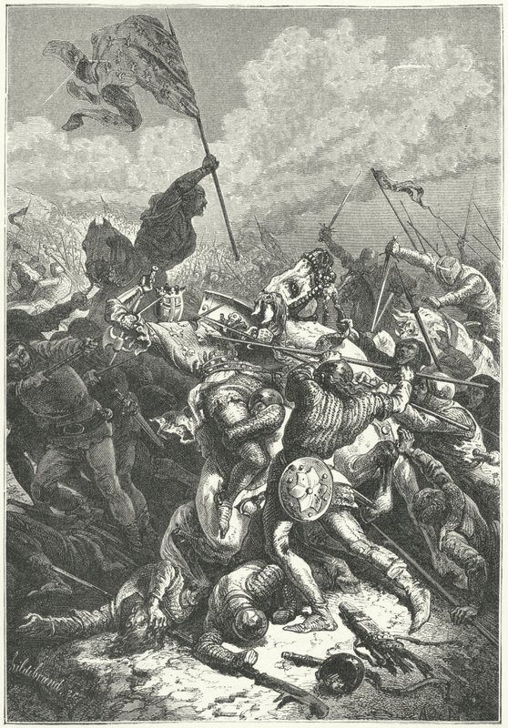Bitva u Bouvines od Alphonse Marie de (after) Neuville