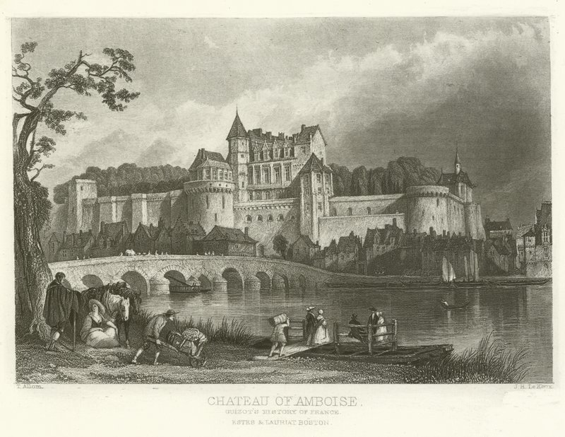 Zámek Amboise od Alphonse Marie de Neuville