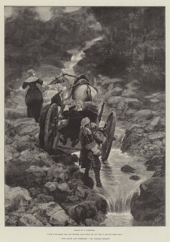Za víru a svobodu, Walter Besant od Amedee Forestier
