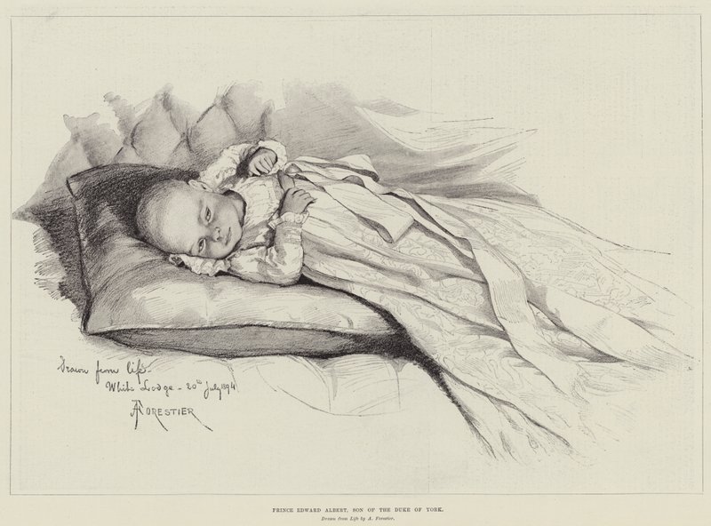 Princ Edward Albert, syn vévody z Yorku od Amedee Forestier