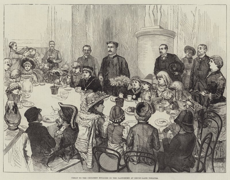 Treat to the Children angažované v Pantomimě v divadle Drury-Lane od Amedee Forestier