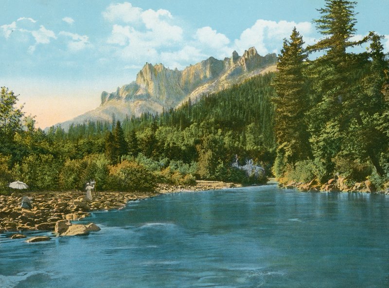 Castle Crags v Sacramentu Canon (foto) od American Photographer (after)