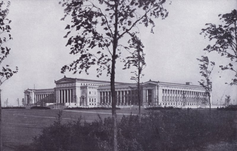Chicago: The Field Museum (černobílá fotografie) od American Photographer (after)