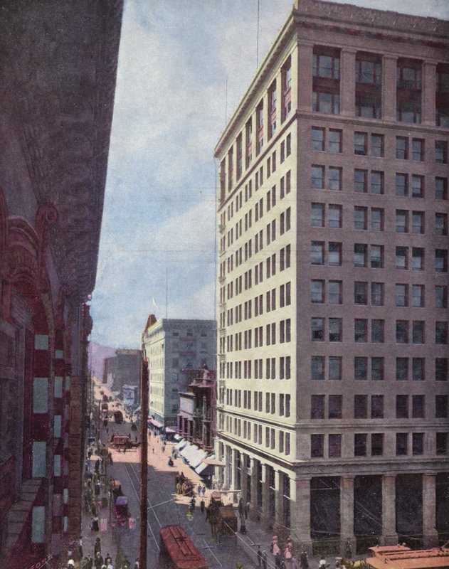 Oregon: Washington Street, Portland (foto) od American Photographer (after)