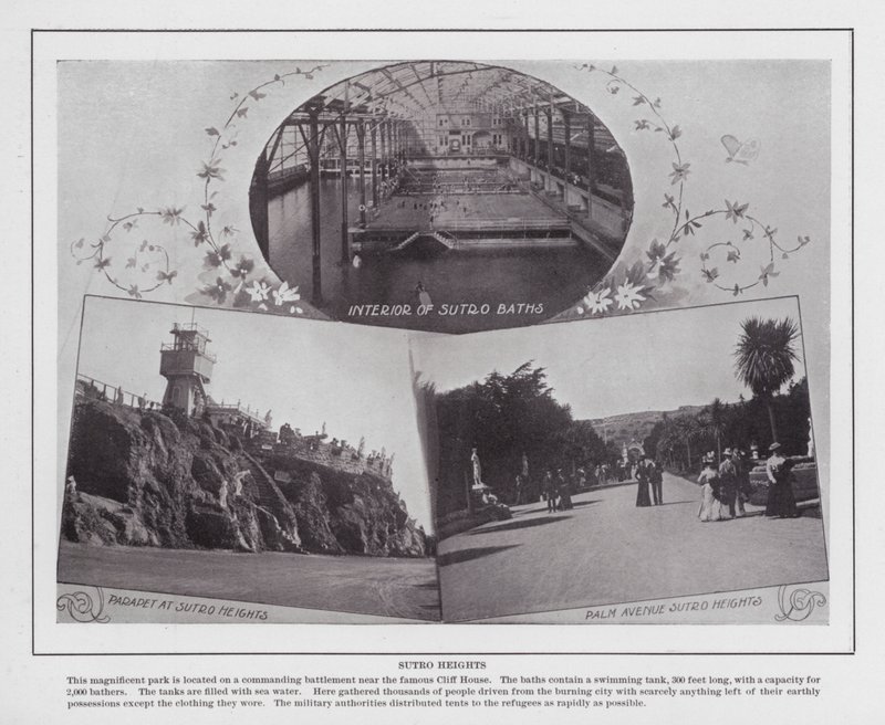 San Francisco: Sutro Heights (černobílá fotografie) od American Photographer (after)