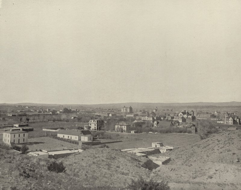 Santa Fe, Nové Mexiko (černobílá fotografie) od American Photographer (after)