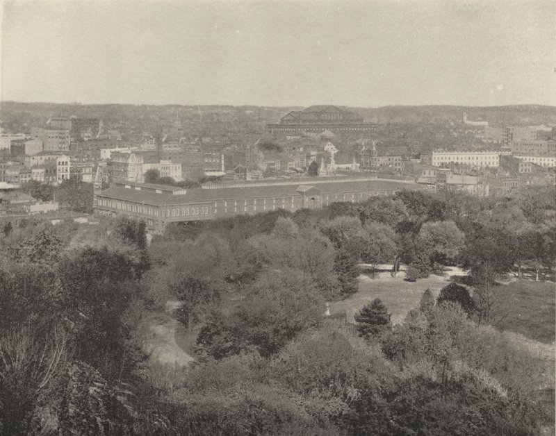 Washington City, rezidenční část (černobílá fotografie) od American Photographer (after)