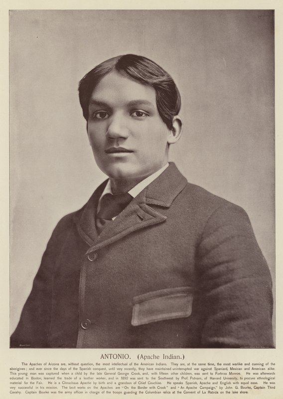 Antonio, Indián Apačů od American Photographer
