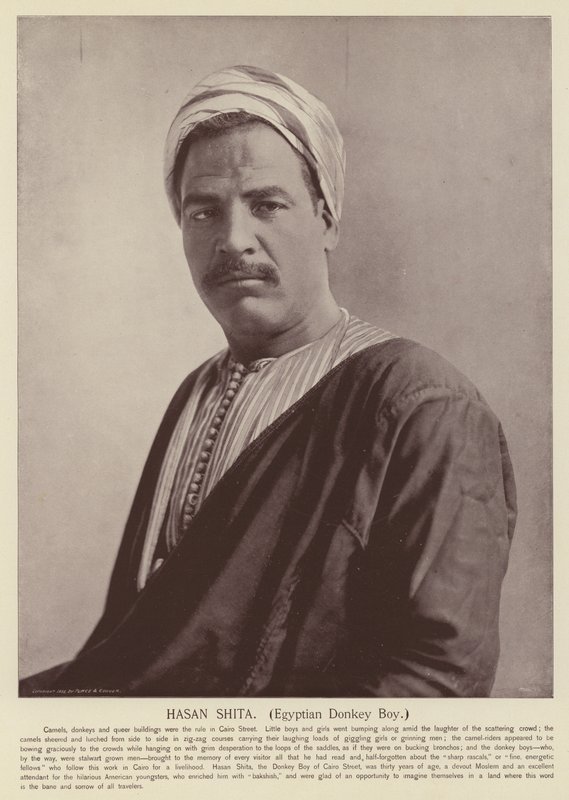 Hasan Shita, egyptský oslí chlapec od American Photographer