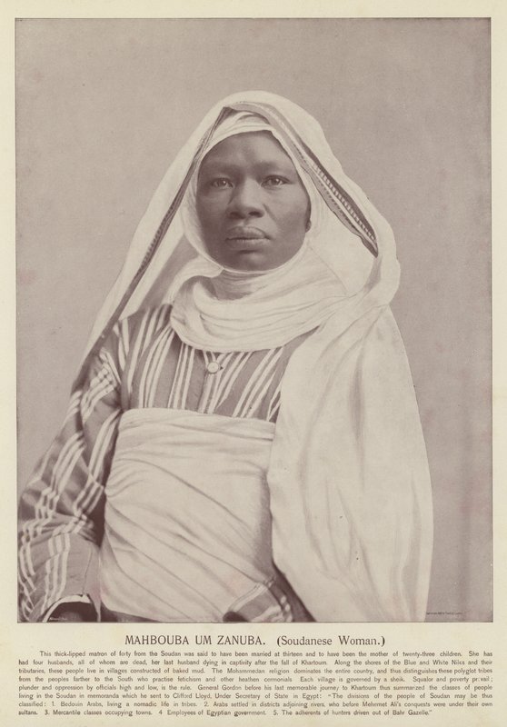 Mahbouba Um Zanuba, Soudanská žena od American Photographer
