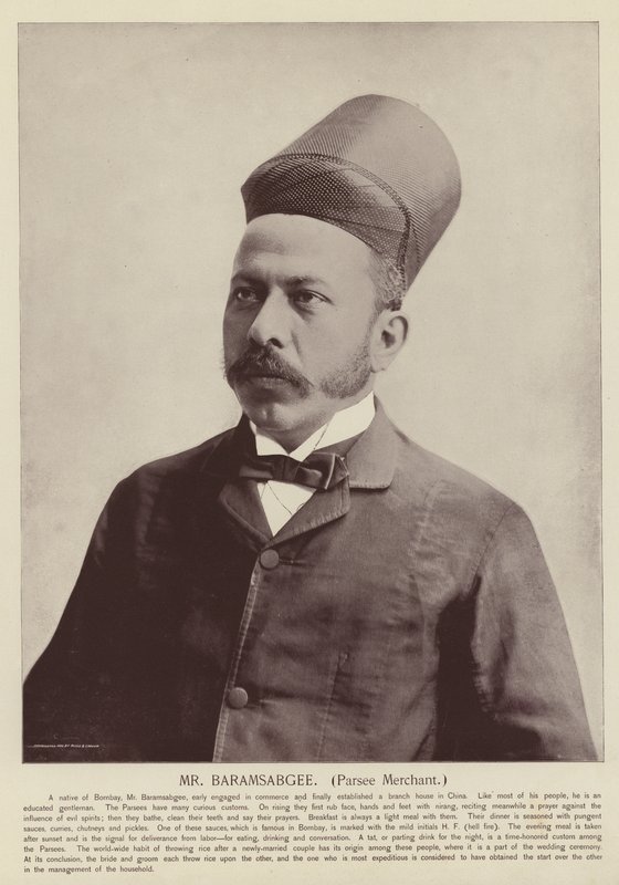Pan Baramsabgee, Parsee Merchant od American Photographer